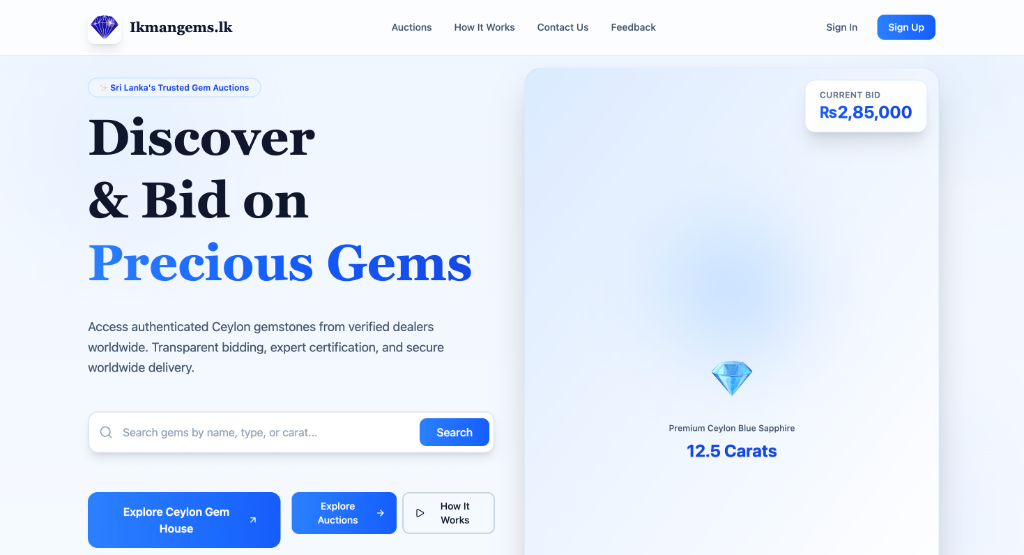 Ikmangems.lk - View 1